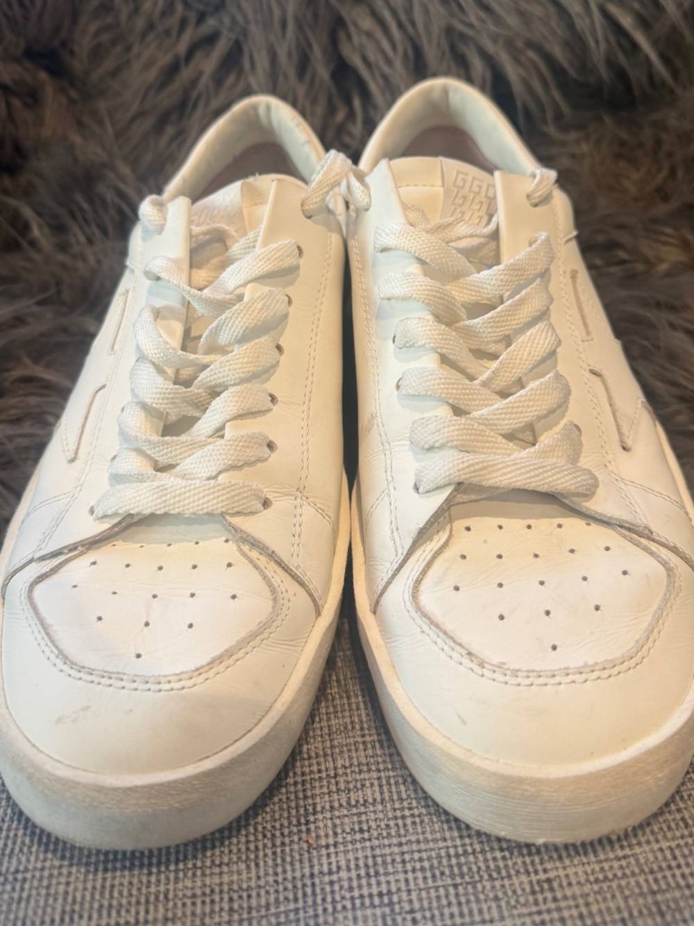 NEW and AUTHENTIC Golden Goose Women's Stardan, White, Size 39 - Picture 6 of 8